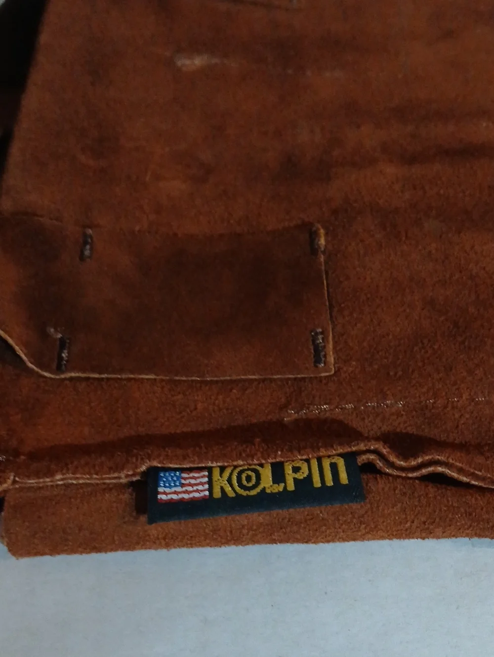 Kolpin Brown Suede Crossbody Possible Bag